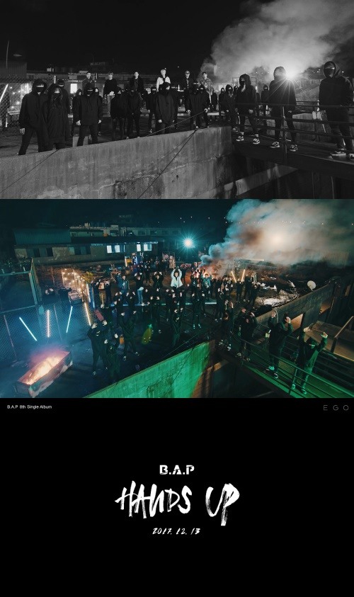 폭발적 카리스마…B.A.P, 타이틀곡 핸즈 업 MV 트레일러 공개