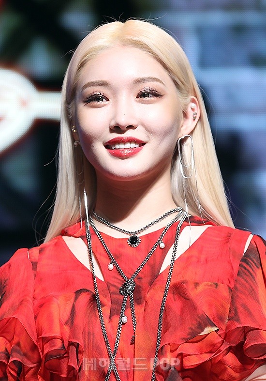 [포토]청하, 금발도 찰떡