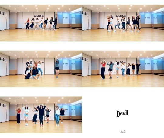 CLC, Devil 안무 연습 영상 공개 중독성甲 파워풀 퍼포먼스