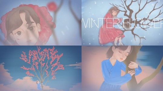 윤하, 윈터 플라워 뮤직비디오 기습 공개..애니 버전으로 보는 재미 UP