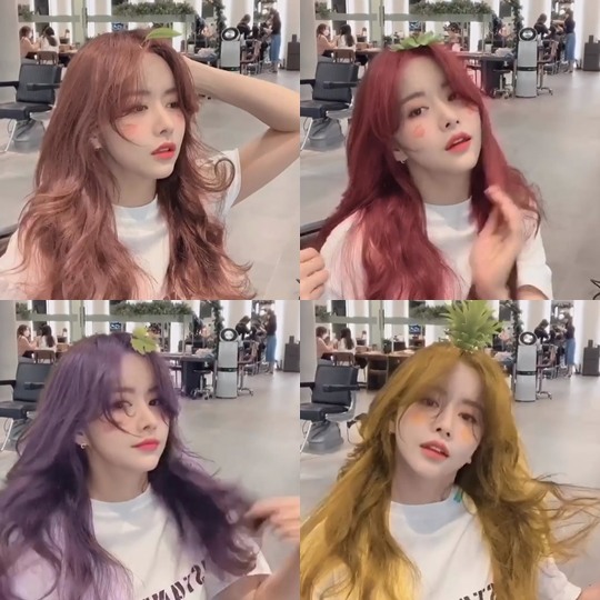 한보름, 안 어울리는 머리색이 없네..치명적인 미모에 심쿵