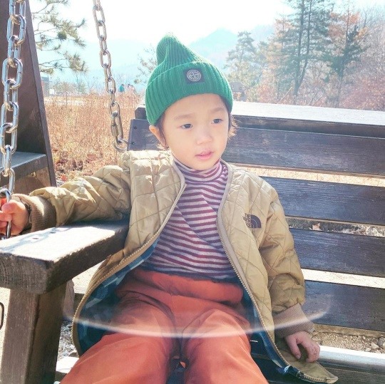 개리 아들 하오, 남다른 패션 센스에 엄지 척..상큼美 뿜뿜