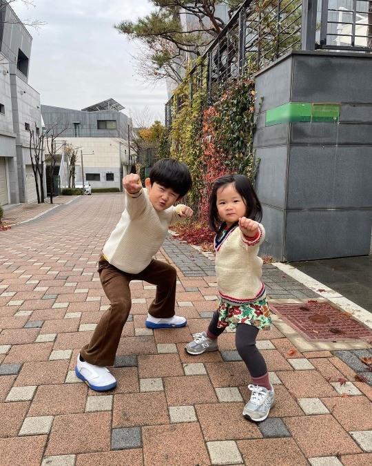 봉태규♥하시시박 남매 시하X본비, 깜찍한 콤비..러블리한 일상에 흐뭇