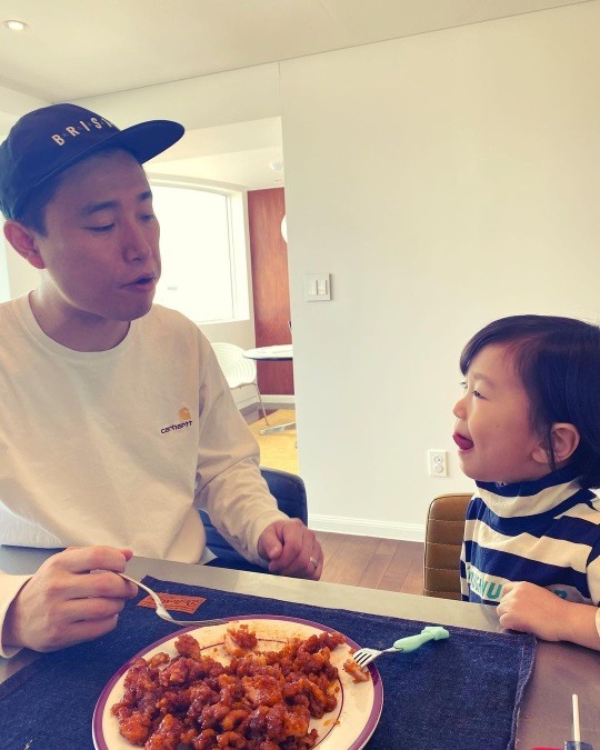 개리, 아들 하오 위해 닭강정 완성..가정적인 남자였어