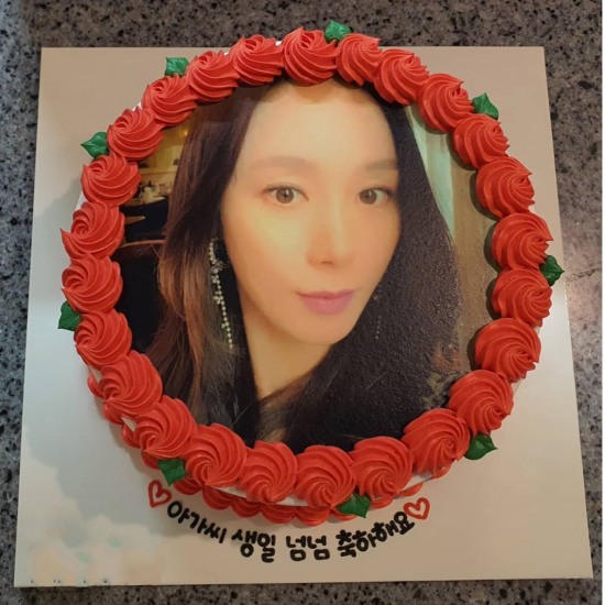 베복 김이지, 결혼 후 근황 우리 새언니가 직접 주문한 나의 생일케이크