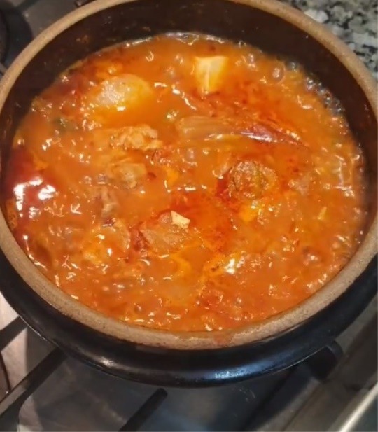 정시아, 남편 백도빈 표 집밥 김치찌개 자랑 행복, 고마워♥