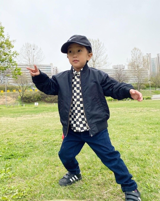 하오, 흥 넘치는 개리 주니어…아빠 닮아 철철 넘치는 끼