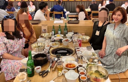 LA댁 박은지, 임당 검사 결과 받고 모임..블핑 제니도 기다리다 먹고 갔대요