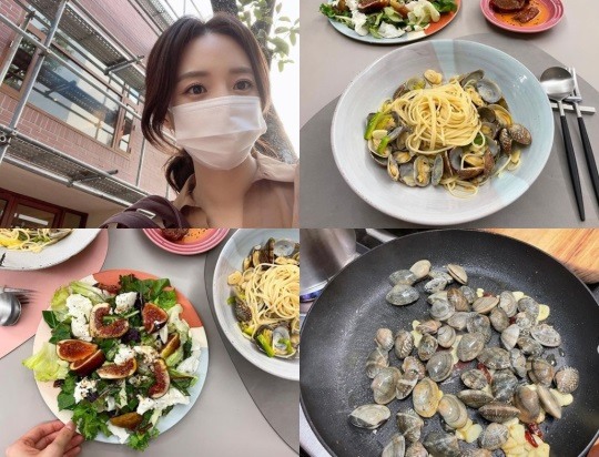 김소영, ♥오상진이 만들어준 봉골레 파스타..식당에 온 듯 으리으리