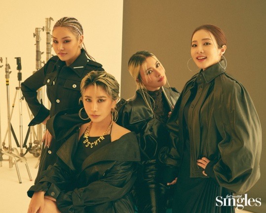 황보X제아X산다라박X치타, 4인 4색 시크 스타일링..독보적 아우라[화보]