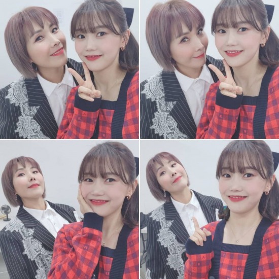 신봉선, 아이돌 옆에서도 미모 안 밀려..소새끼의 화려한 변신