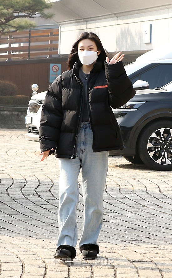 [포토]조이, 가요광장 출근해요
