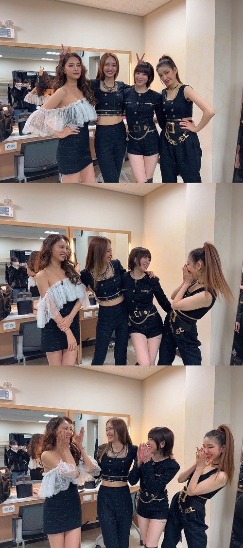 박정아, 쥬얼리 완전체에 뭉클 "어디든 함께라면 든든할거야"