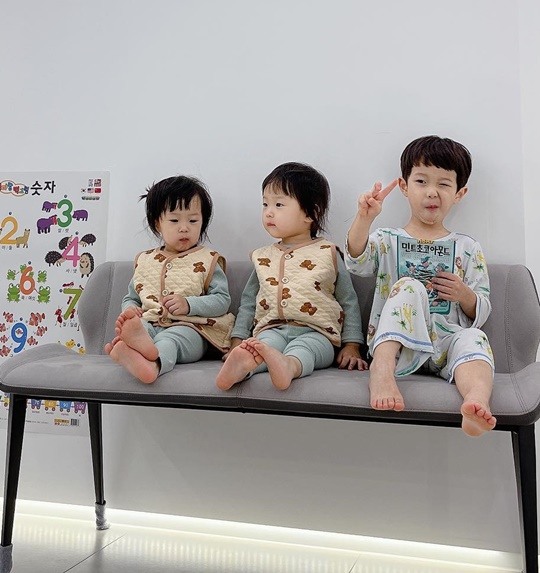 최민환♥ 율희, 삼남매 벌써 이렇게 컸네..이런 도치맘 또 없어