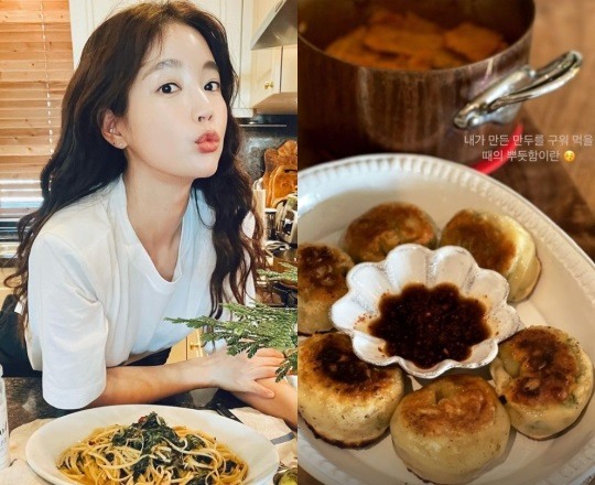 기은세, 얼마나 요리 잘하길래 스스로 뿌듯..금손 기여사