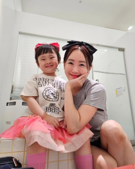 하하♥별, 딸 키우는 재미 쏠쏠..송이와 붕어빵 케미