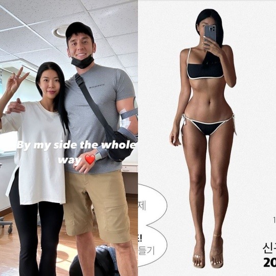 줄리엔강 예비신부 제이제이, 섹시한 비키니..몸매 美쳤다