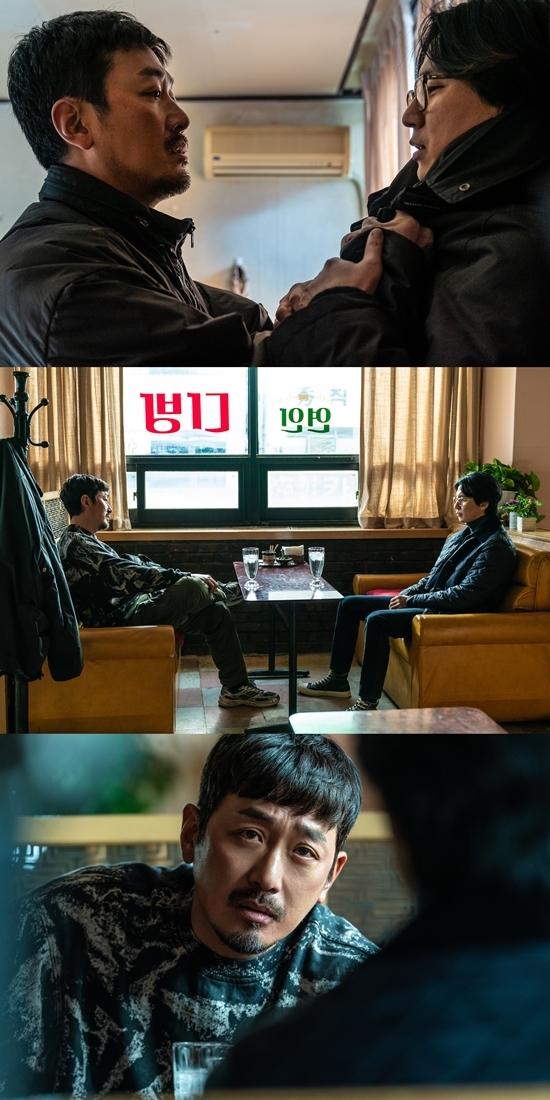 ‘브로큰’ 하정우vs김남길, 절친간 대립 케미 “물·기름 같다”