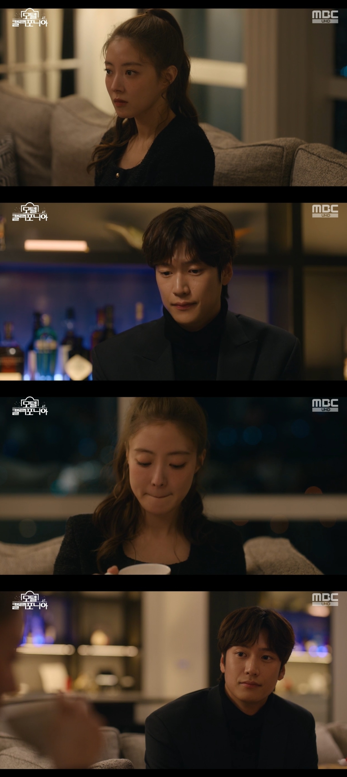 [어게인TV]‘모텔 캘리포니아’ 이세영 이별 고백에 눈물 흘리는 나인우...“좋아해줘서 고마워”