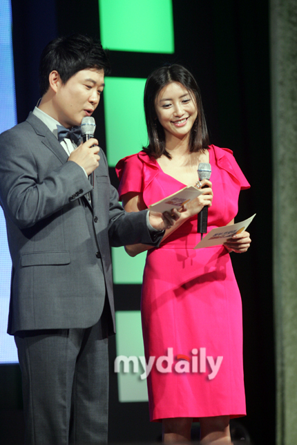 [MD포토]김성주, 한성주 두 성주가 MC 맡았어요