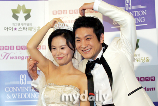 [MD포토]개그맨 정성호, '행복하게 잘 살겠습니다!'