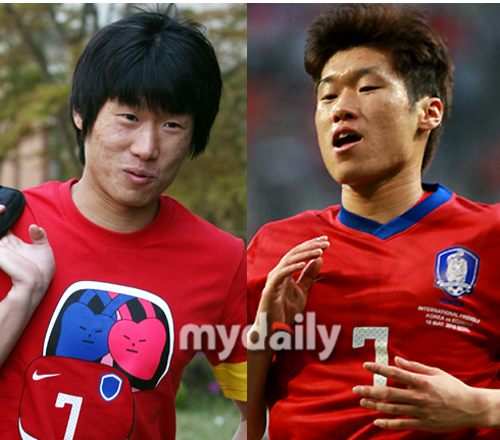 박지성, 바가지 머리에서 꽃남 구준표 헤어 스타일로