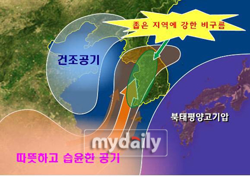 중부 주말 폭우 200mm, 지난 42일간 전국 하루도 비 안온 날 없어…기상청