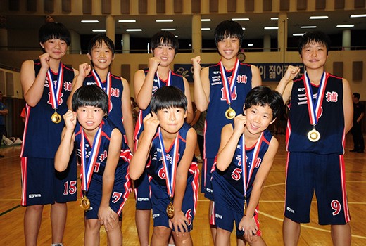 삼천포초등학교, WKBL 총재배 어린이 농구큰잔치 우승