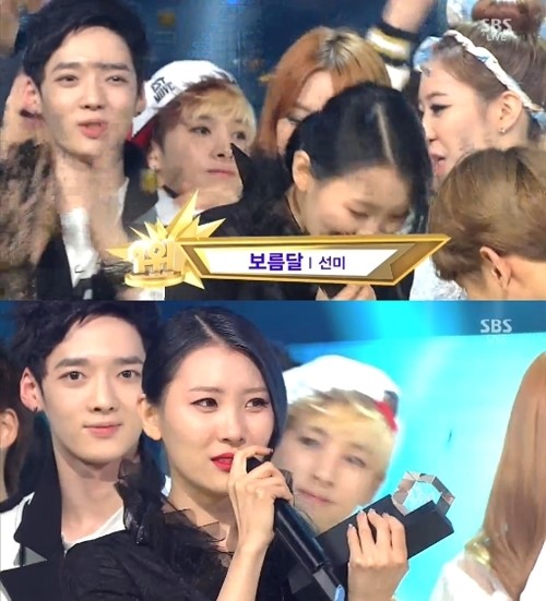 선미, 인기가요 1위 소감 항상 2등만 해서… 감격