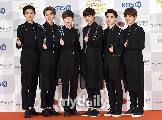[MD포토] 엑소 문화체육관광부 장관 표창 받았아요