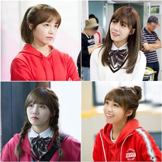 발칙하게 고고 정은지, 여고생 헤어스타일로 매력 지수 UP