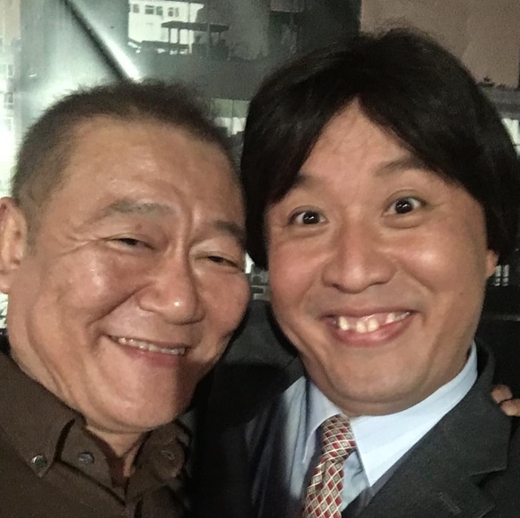 따뜻하고 친절해…정준하, 쿠니무라 준과 셀카