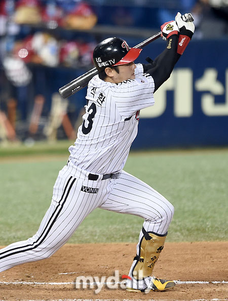 [MD포토] 양석환 2사 후 안타