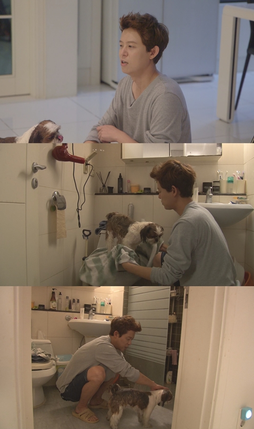 와일드썰 토니안, 반려견 애드월드 향한 애정 뽐낸다