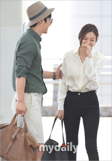 [MD포토] 김소연 상우씨 애정표현 부끄럽지만 좋아