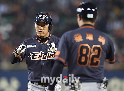 ‘강우콜드’ 한화-삼성, 연장 11회 7-7 무승부