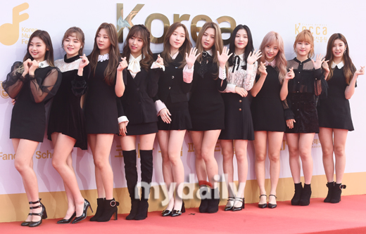 [MD포토] 걸그룹 굿데이 상큼한 미모로 등장
