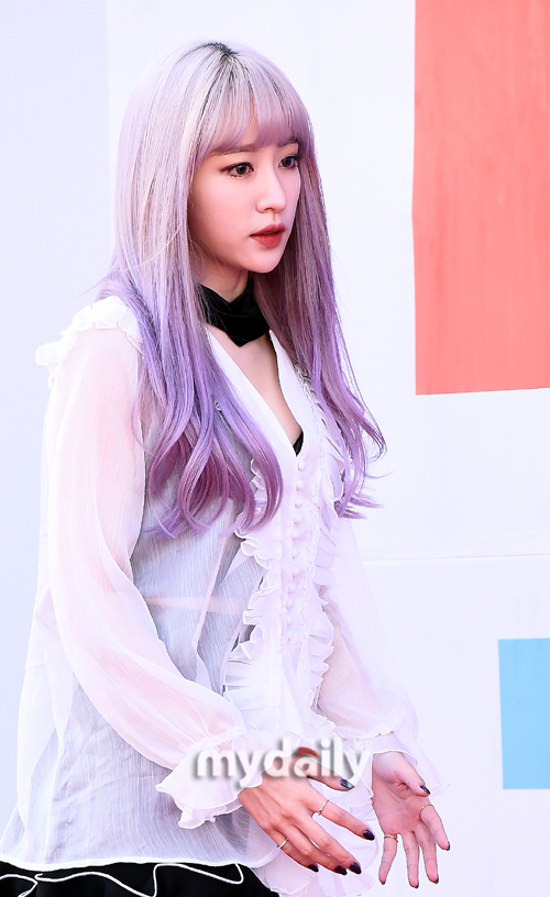 [MD포토] 파격 헤어 하니 만화속 주인공