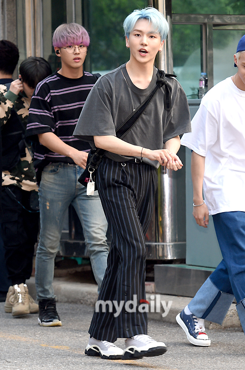 [MD포토] 펜타곤 키노 시원한 헤어칼라