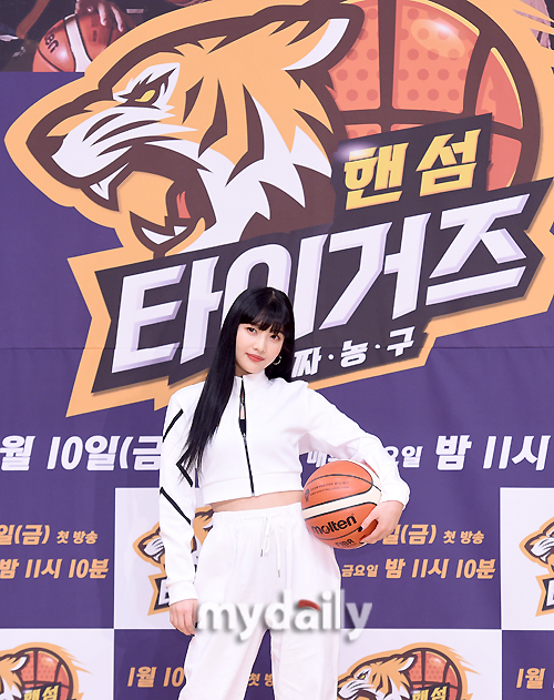 [MD포토] 레드벨벳 조이 핸섬타이거즈와 함께하는 매니저