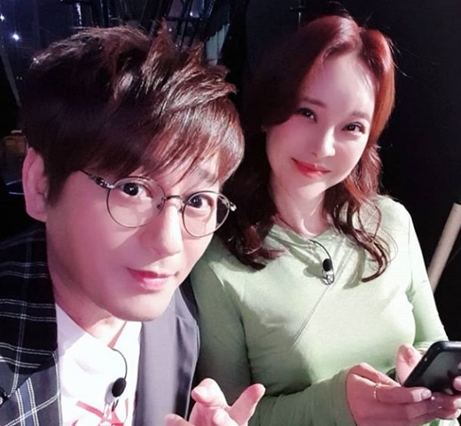 신승훈, 오랜 만에 지영이와 한 컷!ㅎ 보이스코리아 각~ㅋ