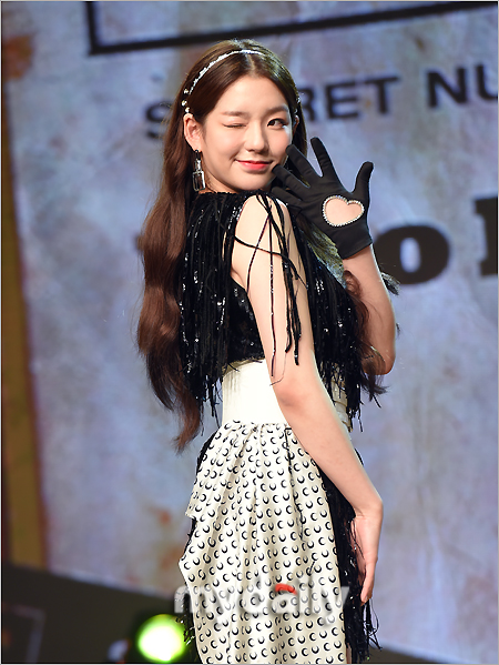 [MD포토] 시크릿넘버 수담 윙크 마음 속 저장하세요