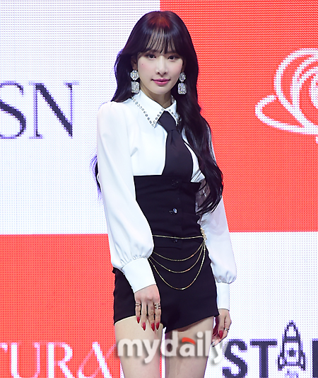[MD포토] 우주소녀 설아 앳된 뱅스타일