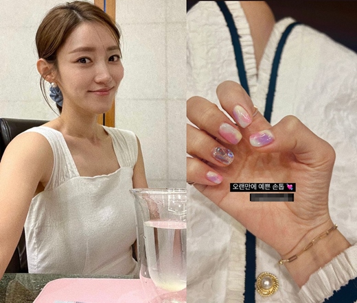 임창정♥ 서하얀, 손끝까지 아름답네 오랜만에 예쁜 손톱