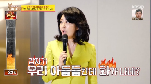 여에스더 “갑자기 우리 아들들한테 화가 나네” 분노… 무슨 일? (‘당나귀 귀’)