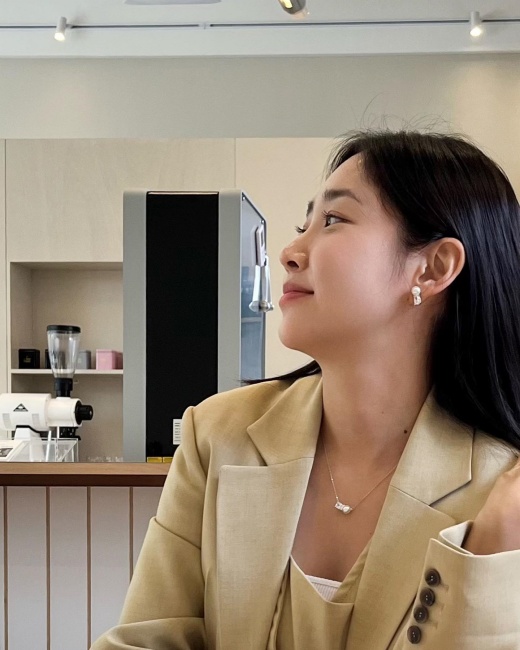 둘째 임신 최희, 귀티나는 미모…진주 좋아해