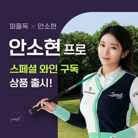 퍼플독, 제주 드림타워 홍보대사 안소현의 와인 구독 서비스 실시