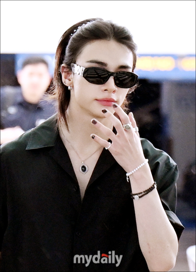 [MD포토] 스트레이키즈 현진, 완벽한 비주얼