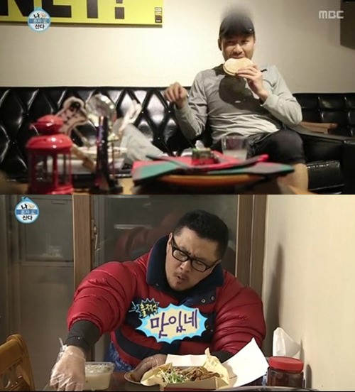 나혼자산다 노홍철 버블호떡 vs 데프콘 마늘통닭