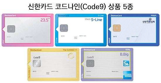 신한카드, 코드나인 상품 출시 9개월 200만매 훌쩍
